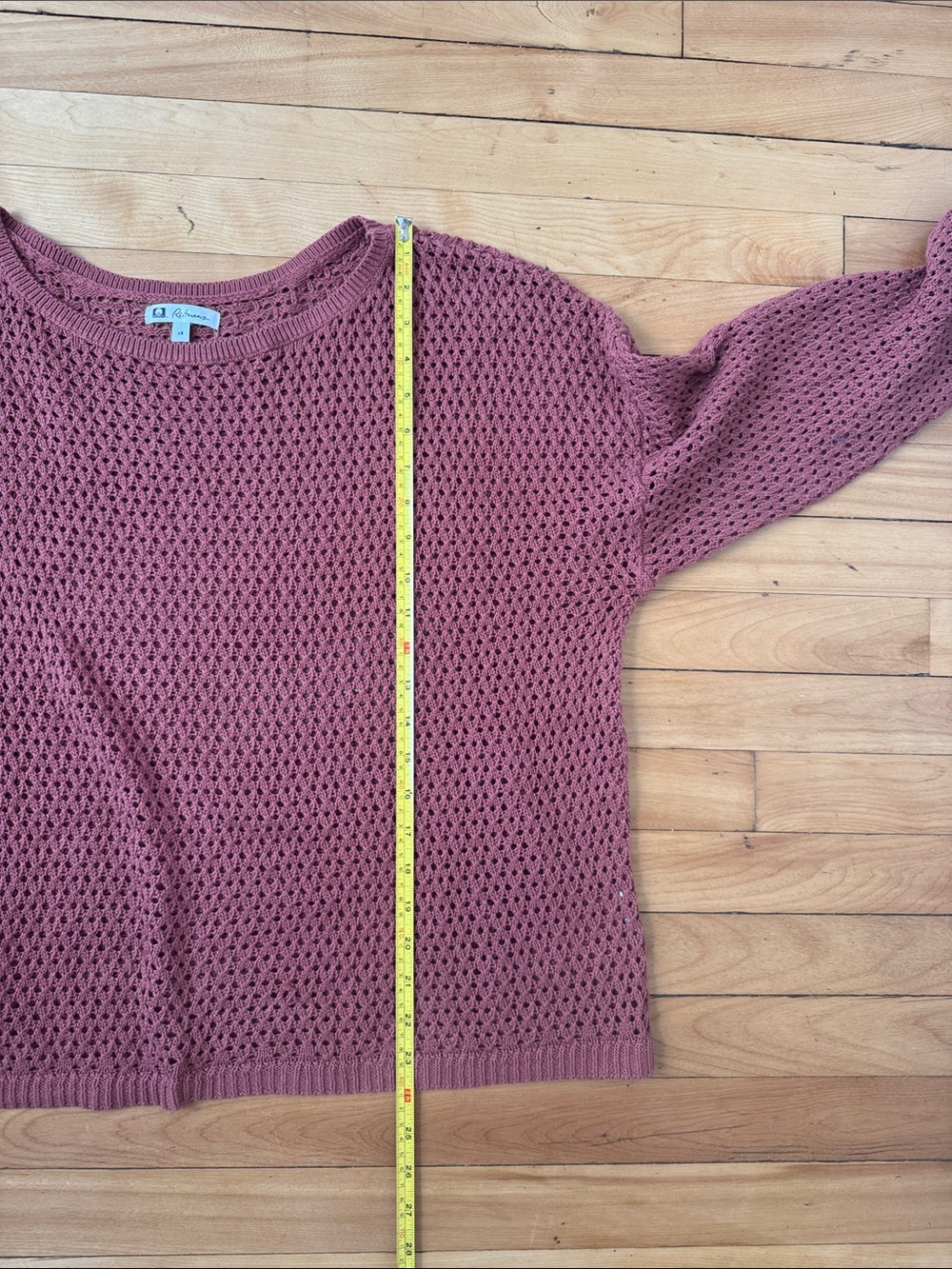Lightweight Mauve Knit Pullover Sweater - Women - Picture 5 of 5